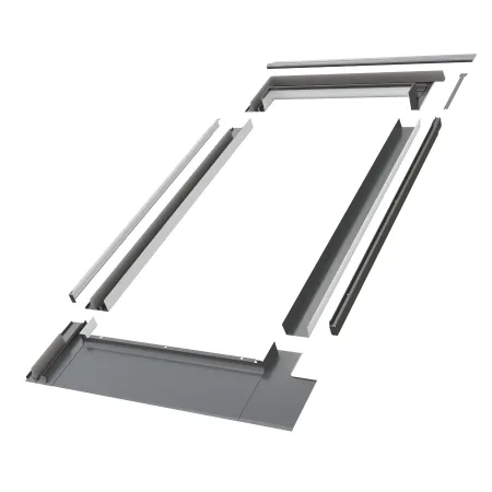 Kołnierz uszczelniający do zespoleń KZV-1-F pojedynczego okna 134x98cm firmy Fakro kolor szarobrązowy